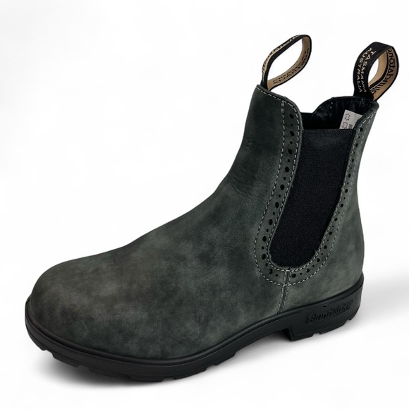 Blundstone #1630 High Top Elastic Sided Boots Women’s 38.5 in Rustic Black - Picture 2 of 13